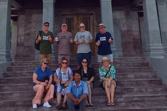 10 Stop Phnom Penh Tour by Tuk-Tuk, includes S21 & Killing Fields - Independence Monument, Norodom Sihanouk Statue, and a Photo-Friendly Break