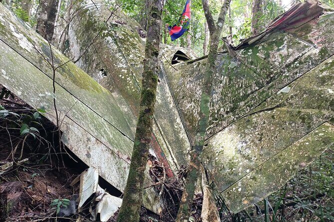 Aural Mountain Trek: Cambodia Tallest Peak Challenge - Summit Day and the 1974 Plane Wreck Stop in the Forest