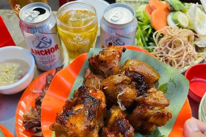 Authentic Walking Food Tour with Local Guide - Stop 2: Royal Palace area with Lut Cha and Nhom Kha Chay