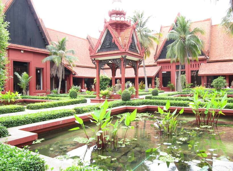 Best of Phnom Penh: Half-Day Private City Tour - National Museum Next Door: From Sights to Khmer Art Meaning