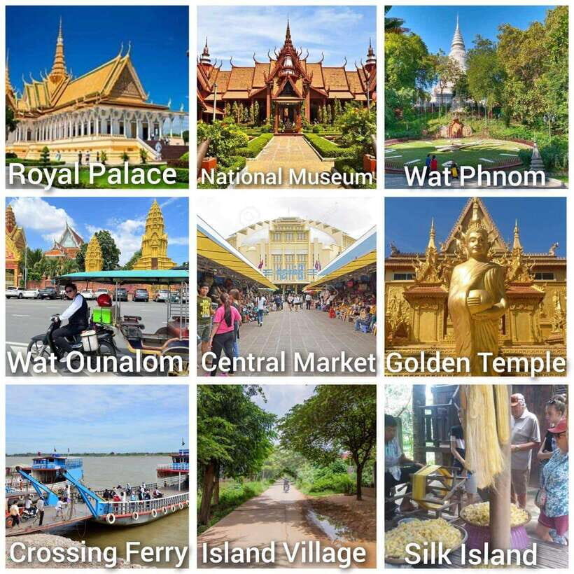Phnom Penh: City & Silk Island Full or Half Day Tour - National Museum outside stops: why you still get value