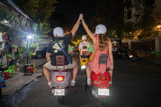 Phnom Penh Evening Foodie Vespa Tour / Tuk Tuk Available - The Route: 5:30 pm, Markets, and a Final Beer Stop