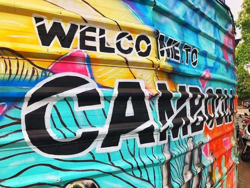 Phnom Penh | Food & Street Art Half Day Tour by Tuk Tuk - Sangkat Boeung Kak 1: murals you find only when someone knows where to look