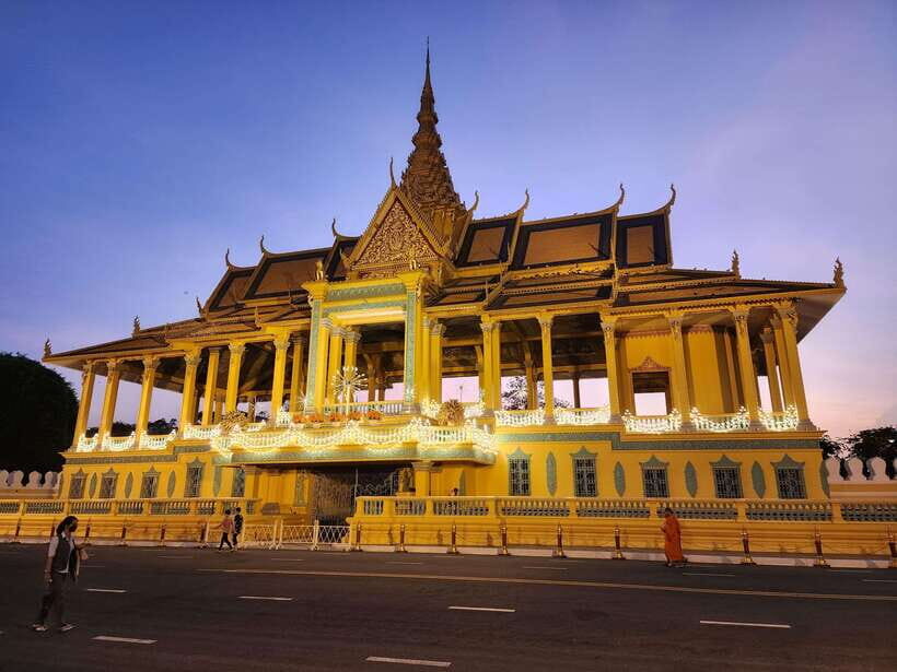 Phnom Penh: Highlights Tour Including S21 and Killing Fields - Diamond Island at sunset: the Paris-to-Phnom Penh angle with river views