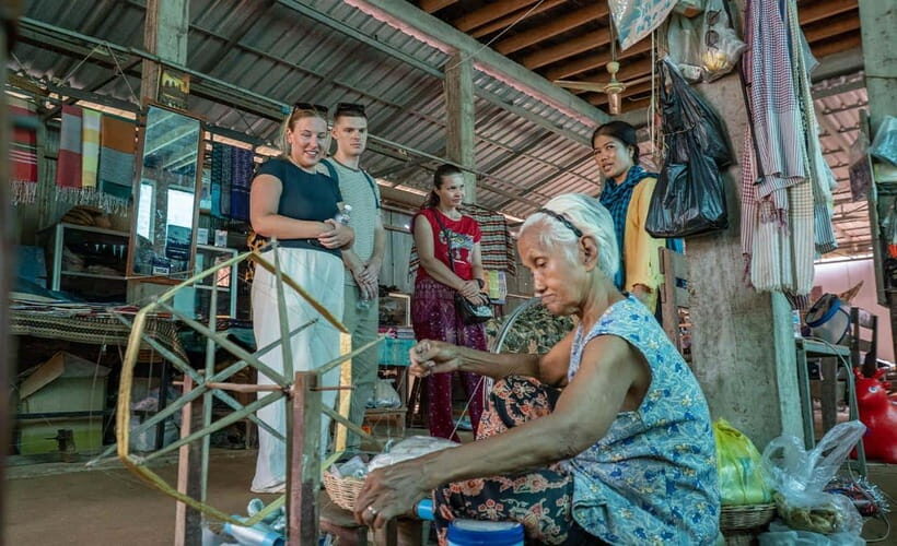 Phnom Penh Silk Island Haft Day Tour - Top Rating Experience - Dried tofu skin production: the most surprising stop