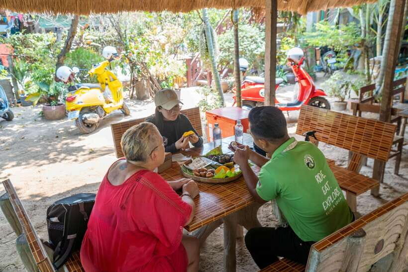 Phnom Penh Silk Island Sunset Vespa Tour / Tuk Tuk Available - Silk Island Ferry Time: A Fun Break and a Change of Mood