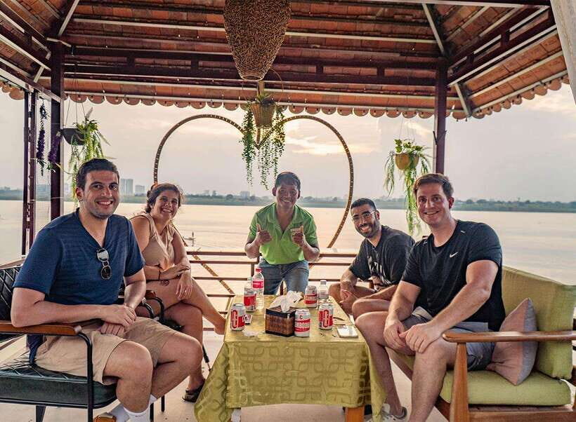 Phnom Penh Silk Island Sunset Vespa Tour / Tuk Tuk Available - From Hotel Pickup to Ferry Terminal: Getting Set Up Smoothly