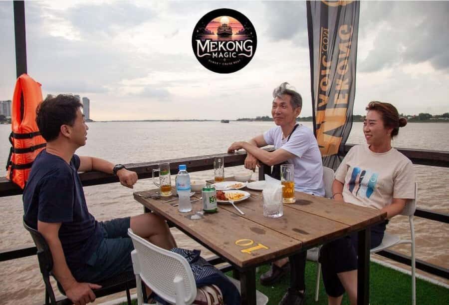Phnom Penh: Sunset Cruise with Unlimited Beers & BBQ Buffet - Where the Mekong Meets Tonle Sap: The Natural Part of the Evening