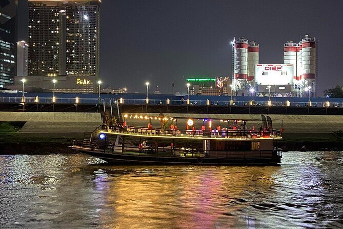 Sunset Cruise-Unlimited Beers-Sodas-BBQ buffet-Fruit platter - Tuk-Tuk Pickup at 4:30 and the Mekong Magic Dock Feel