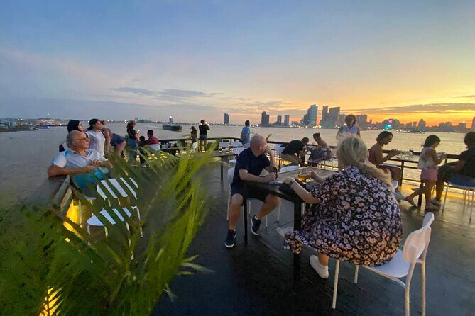 Sunset Cruise with free flow beer, soft drinks & fruit platter - Royal Palace views and Phnom Penh landmarks from the river